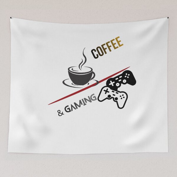 Item preview, Coffee & Gaming – Fueled by Caffeine Gamer Artwork designed and sold by CielaNoir.
