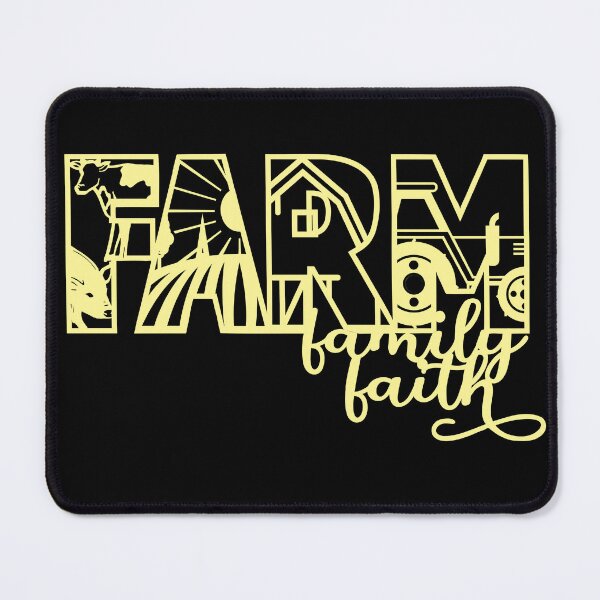 Item preview, Farm, Family, Faith designed and sold by Katrabbit Graphics.