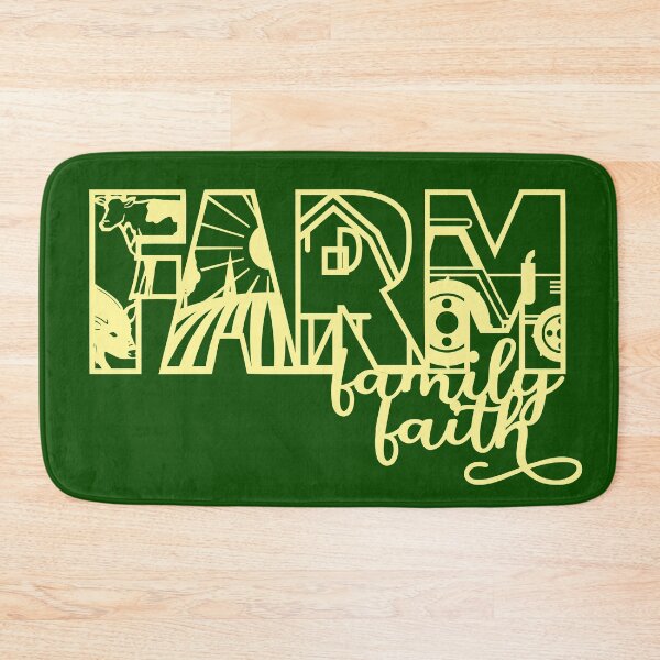 Item preview, Farm, Family, Faith designed and sold by Katrabbit Graphics.
