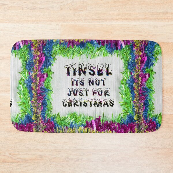 Item preview, Tinsel is not just for Christmas, its for life - Green Blue Purple Gold designed and sold by NoMatterLab.
