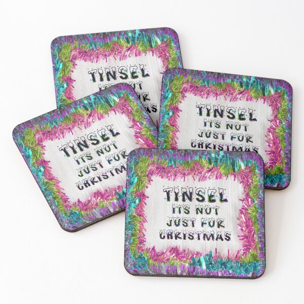 Item preview, Tinsel is not just for Christmas, its for life - Pink Green Blue designed and sold by NoMatterLab.