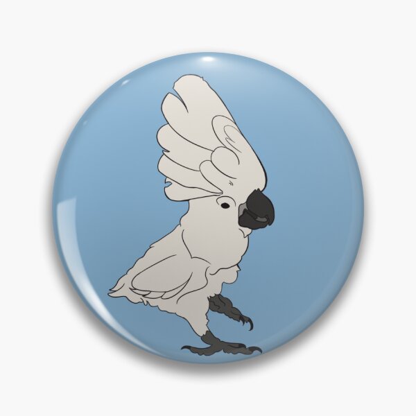 Item preview, Cute Cockatoo Sticker – Teagan the 36-Year-Old Umbrella Cockatoo designed and sold by Attack-Of-The-Quacks.