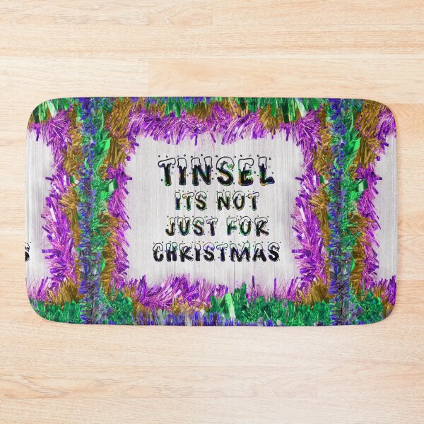 Item preview, Tinsel is not just for Christmas, its for life - Purple Gold Blue designed and sold by NoMatterLab.