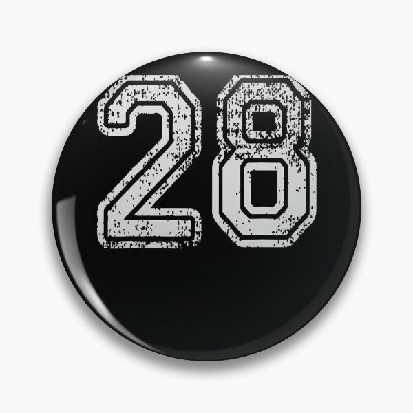 Item preview, Team Jersey Uniforms Number 28 School Sports 28Th Birthday designed and sold by MadalynKiehn.