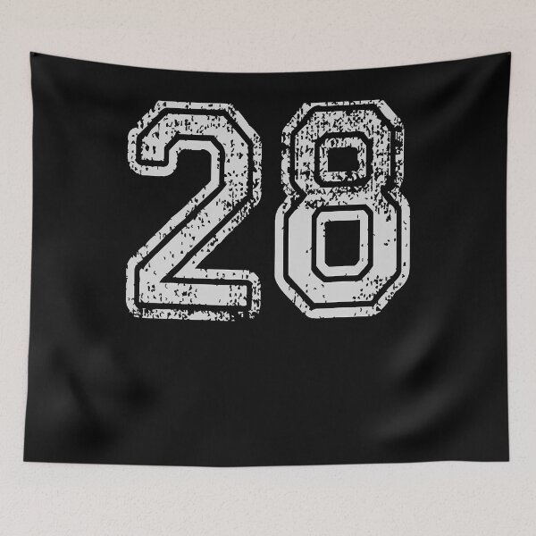 Item preview, Team Jersey Uniforms Number 28 School Sports 28Th Birthday designed and sold by MadalynKiehn.