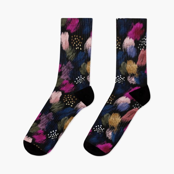 Item preview, Abstract dark and brush strokes pattern animal skin inspired dots designed and sold by MOONE FLOWER.