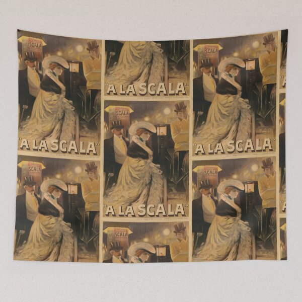 Item preview, Vintage A la Scala Art Nouveau Poster | Theater Lithograph | Belle Époque Nightlife & Fashion Wall Art designed and sold by artofuniverse.