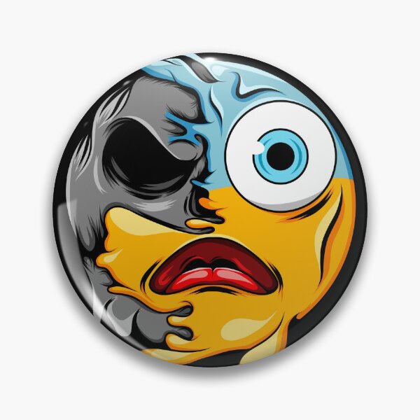 Item preview, Gothic Surprise Emoji designed and sold by Joncasmiart.