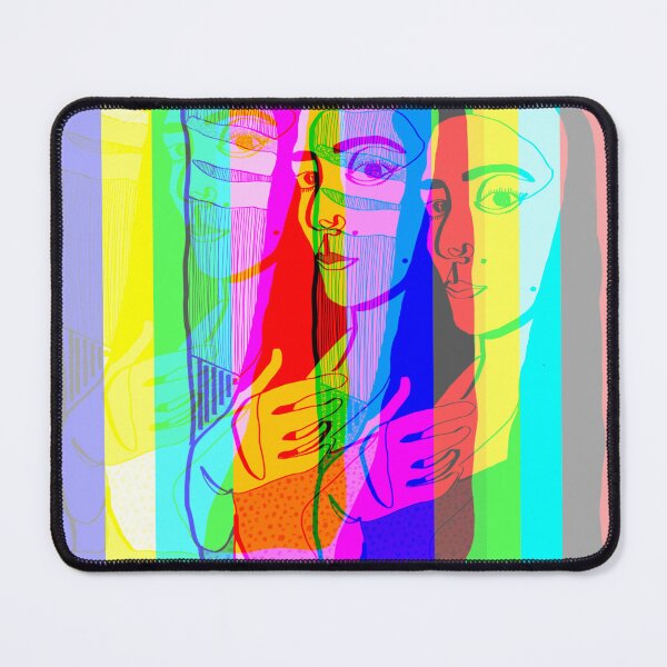 Item preview, Color Shift Portrait designed and sold by EvaArtHome.
