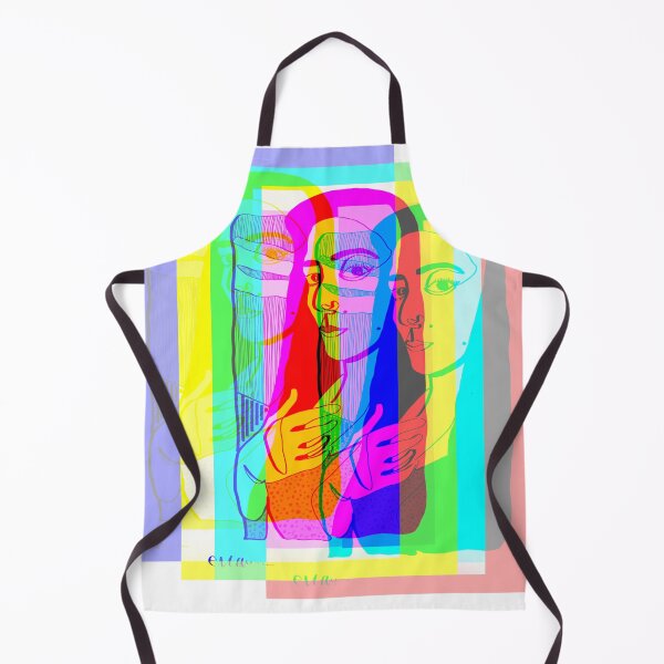 Item preview, Color Shift Portrait designed and sold by EvaArtHome.