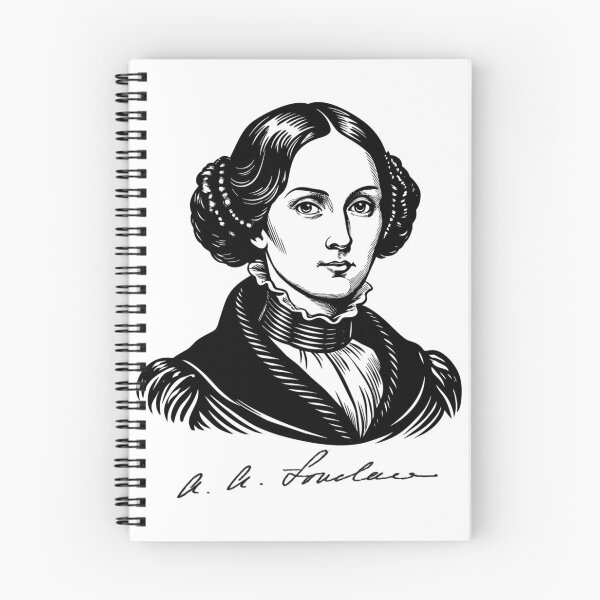 Item preview, Ada Lovelace Portrait Signature Design designed and sold by VZCreativeLab.