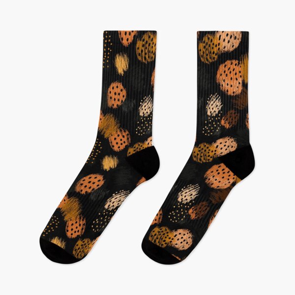Item preview, Abstract dark and brush strokes pattern animal skin inspired dots designed and sold by MOONE FLOWER.