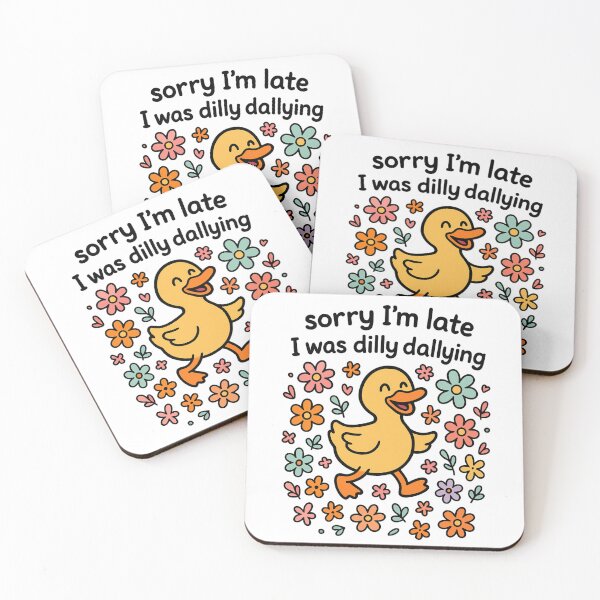 Item preview, Sorry I'm Late I Was Dilly Dallying - Funny Goose designed and sold by ZBIFBOUETLA.