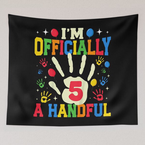 Item preview, Kids I'M Officially A Handful Five Funny 5Th Birthday Turning 5 designed and sold by MadalynKiehn.