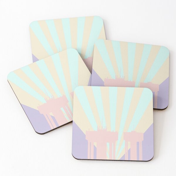 Item preview, Corby Water Towers - Pastel designed and sold by Kate Anderson Art.
