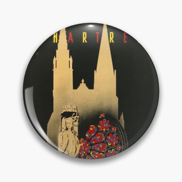 Item preview, Vintage Travel Poster | Gothic Cathedral Art | Chartres France | Art Deco Design | Bold Colors & Style designed and sold by artofuniverse.