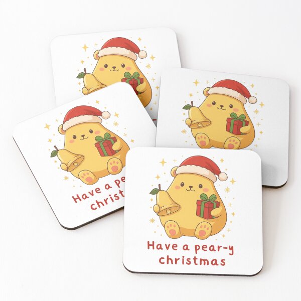 Item preview, Have a Pear-y Christmas – Cute Teddypear Holiday Design designed and sold by RokaWorld.