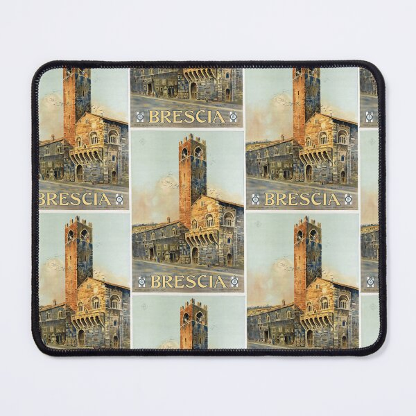 Item preview, Vintage Brescia Travel Poster | Watercolor Historic Building Art | Italian Architecture Print | Tourism Wall Decor designed and sold by artofuniverse.