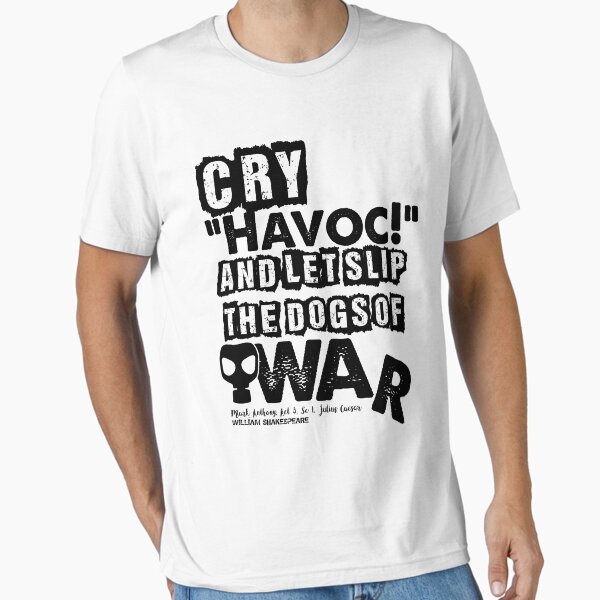 Item preview, Cry Havoc! Julius Caesar Shakespeare Quote designed and sold by Styled Vintage.