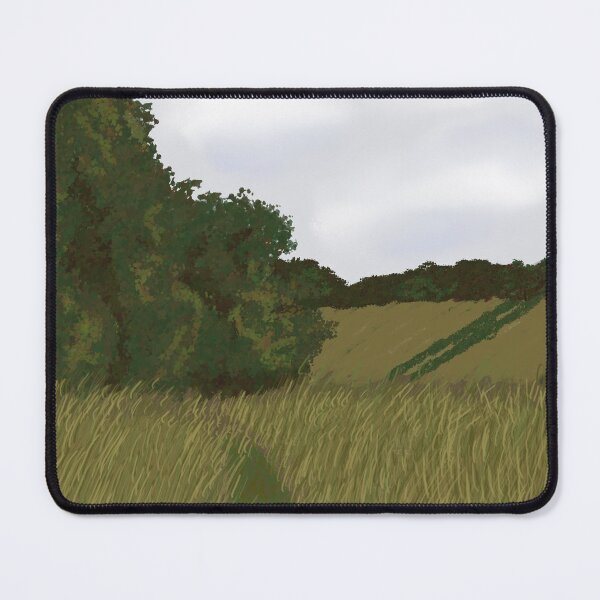 Item preview, Green landscape Drawing designed and sold by CaitlynsPaper.