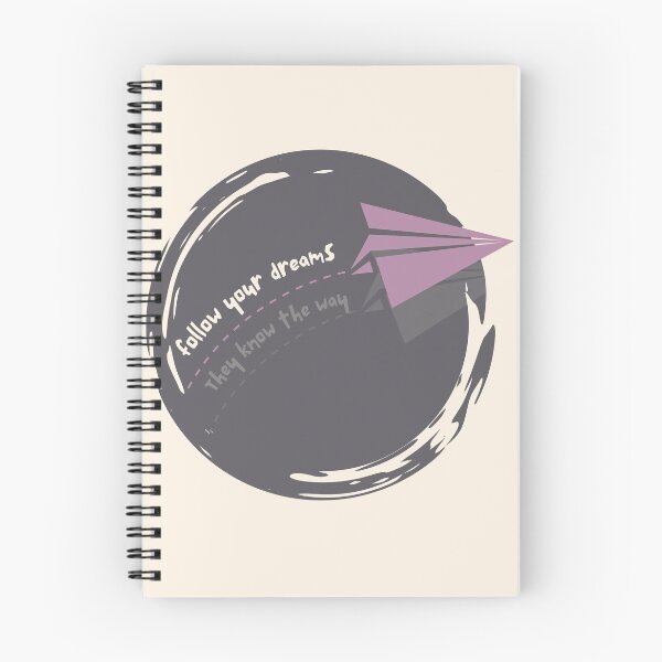 Item preview, Follow Your Dreams – Paper Plane Motivation Design designed and sold by RokaWorld.