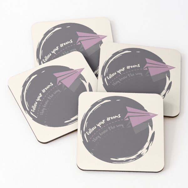 Item preview, Follow Your Dreams – Paper Plane Motivation Design designed and sold by RokaWorld.