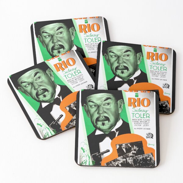 Item preview, Vintage Charlie Chan in Rio Poster | Art Deco Movie Poster | Sidney Toler Detective Art designed and sold by artofuniverse.