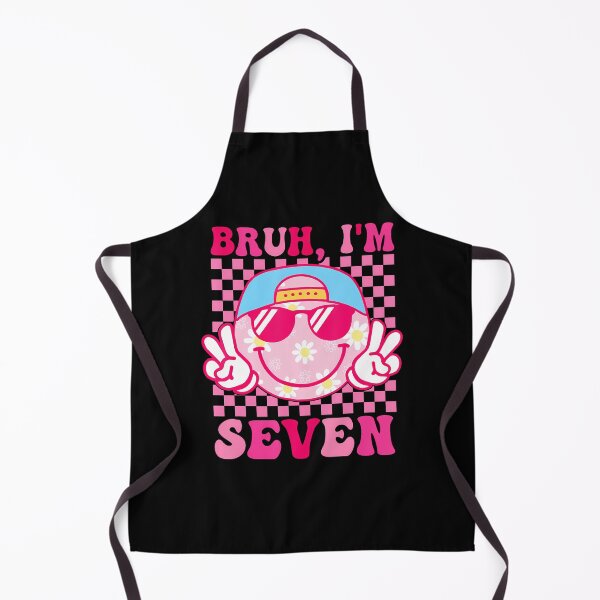 Item preview, Bruh I'M Seven 7 7Th Birthday Groovy Girls 7 Years Old designed and sold by MadalynKiehn.