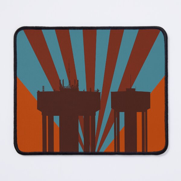 Item preview, Corby Water Towers - Warm Bold designed and sold by Kate Anderson Art.