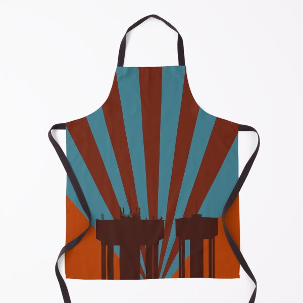 Item preview, Corby Water Towers - Warm Bold designed and sold by Kate Anderson Art.