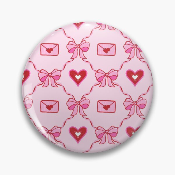 Item preview, Sweet Pink and Red Coquette Valentine's Day Pattern designed and sold by Olive Lane Creative.
