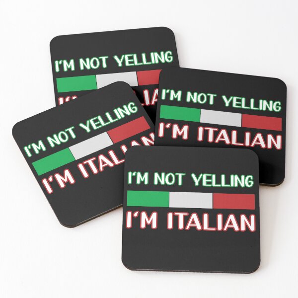 Item preview, I'M NOT YELLING I'M ITALIAN - Italy Lover Design – Funny Graphic Gift - Italia designed and sold by Sun Sand & Sea Art.