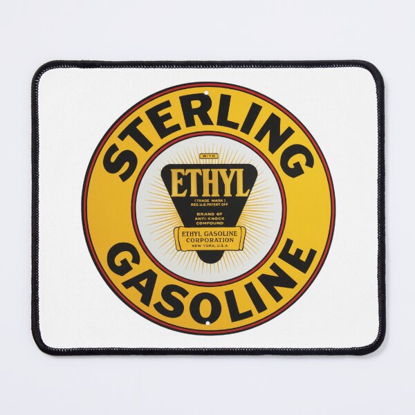 Item preview, Sterling Gasoline Ethyl Vintage Retro Sign designed and sold by CharlieDesings.