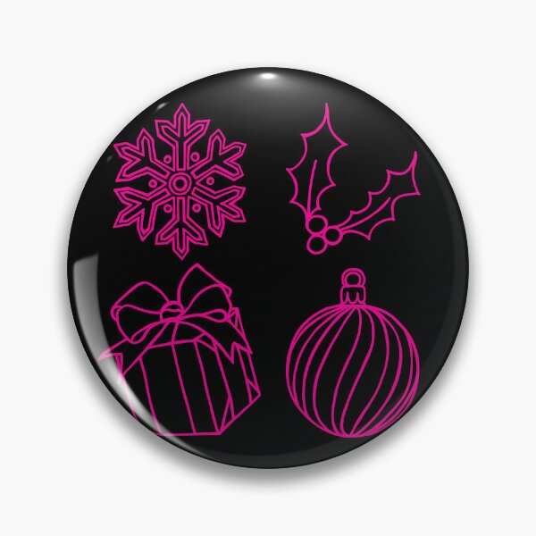 Item preview, Gothmas Things - Snowflake, Holly, Present, and Bauble designed and sold by LAEC-Shop.
