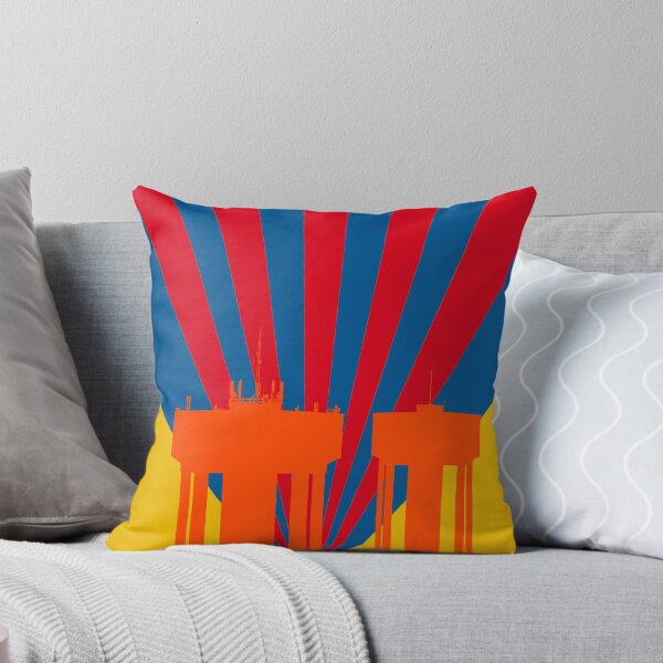 Item preview, Corby Water Towers - Summer Tones designed and sold by Kate Anderson Art.