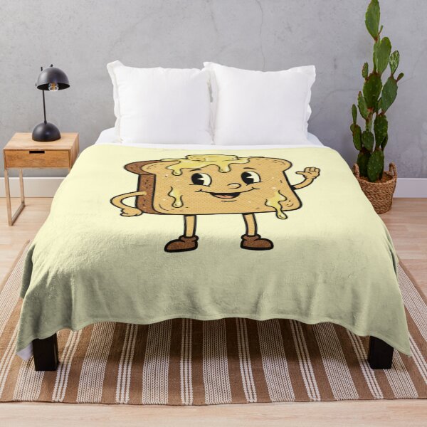 Item preview, Smiling Butter Toast Cartoon designed and sold by PrintHorizonD.