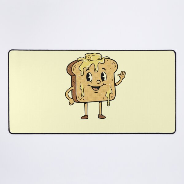 Item preview, Smiling Butter Toast Cartoon designed and sold by PrintHorizonD.