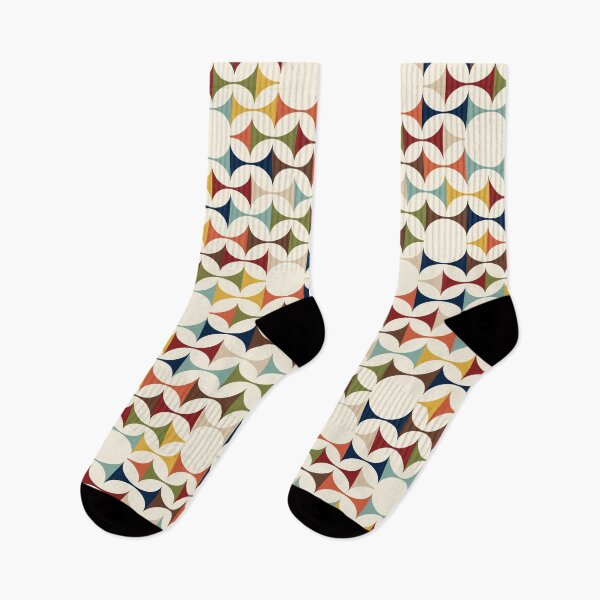 Item preview, Colorful Mid Century Danish Modern Geometric designed and sold by RetroMaggie.