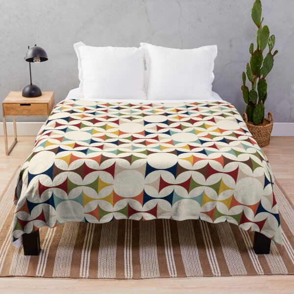 Item preview, Colorful Mid Century Danish Modern Geometric designed and sold by RetroMaggie.