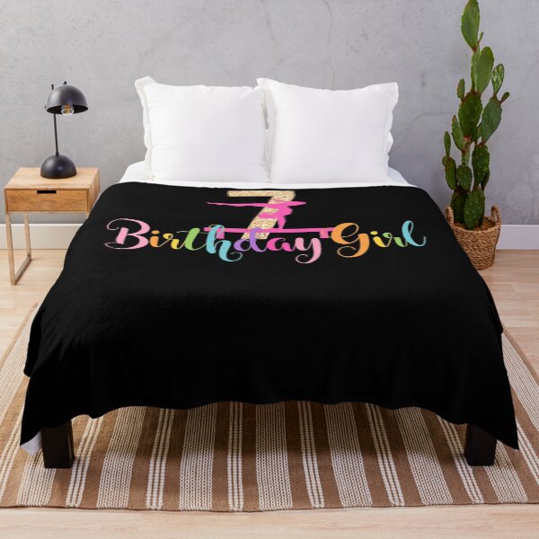 Item preview, 7Th Birthday Gymnastics Girls Rainbow Party Gymnast 7 Seven designed and sold by MadalynKiehn.