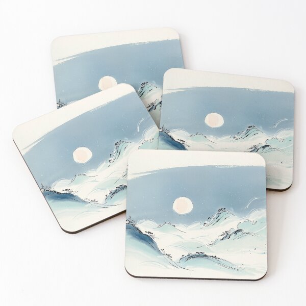 Item preview, Moonrise Over Whispering Peaks designed and sold by Dusk Atelier.