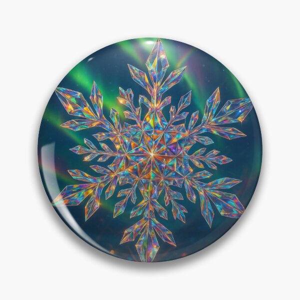 Item preview, Aurora Jewel-Cut Snowflake オーロラ・ジュエルカット雪 designed and sold by CamillaCreation.