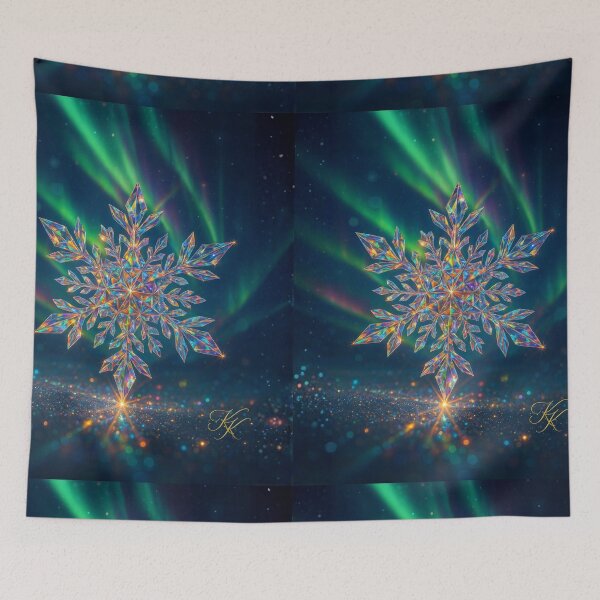 Item preview, Aurora Jewel-Cut Snowflake オーロラ・ジュエルカット雪 designed and sold by CamillaCreation.