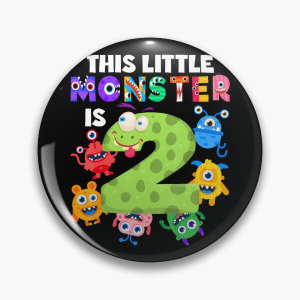 Item preview, This Little Monster Is 2 Two Years 2Nd Birthday Party Aliens designed and sold by MadalynKiehn.