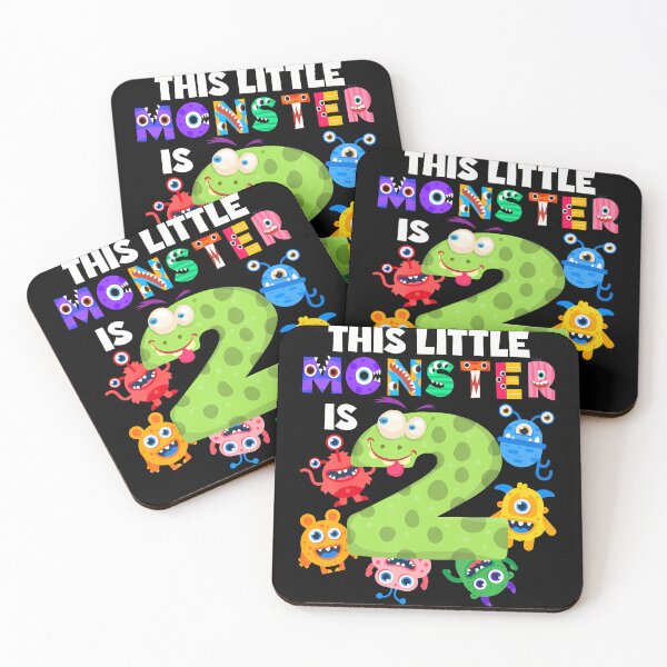 Item preview, This Little Monster Is 2 Two Years 2Nd Birthday Party Aliens designed and sold by MadalynKiehn.
