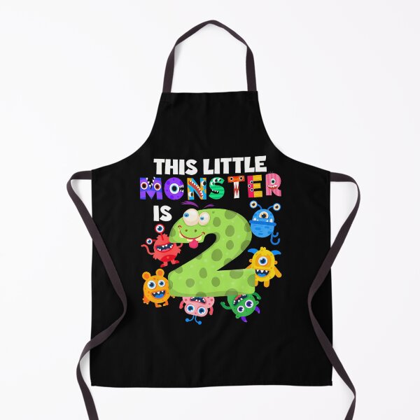 Item preview, This Little Monster Is 2 Two Years 2Nd Birthday Party Aliens designed and sold by MadalynKiehn.