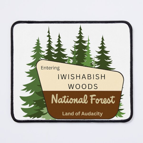 Item preview, Iwishabish Woods Funny Forest Sign designed and sold by SheDesignsStuff.