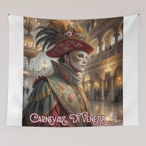 Item preview, Venetian Elegance: Masked Majesty at Carnival designed and sold by ForeverPrintsOK.