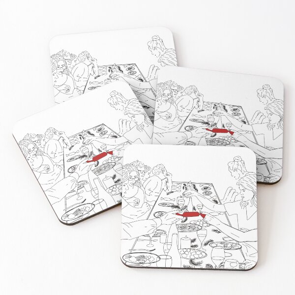 Item preview, Cracking Christmas dinner illustration designed and sold by CaitlynsPaper.