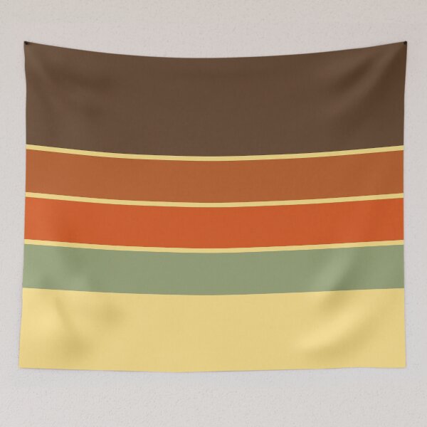 Item preview, Rustic 70s Vintage Retro Stripes designed and sold by Deutschic.